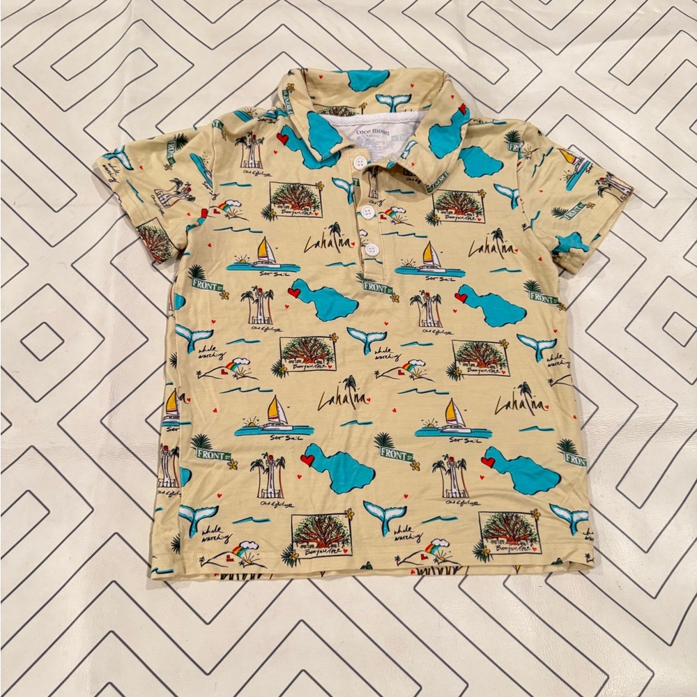 Coco Moon Hawaii Polo